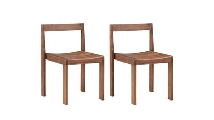 Plane Dining Chair (Set of Two), American Walnut