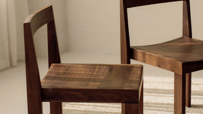 Plane Dining Chair (Set of Two), American Walnut