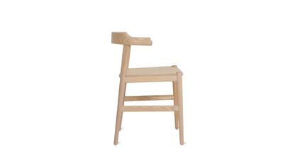 Tuck In Dining Chair, Wood Seat, Ash