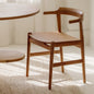 Tuck In Dining Chair, Wood Seat, Stained Oak