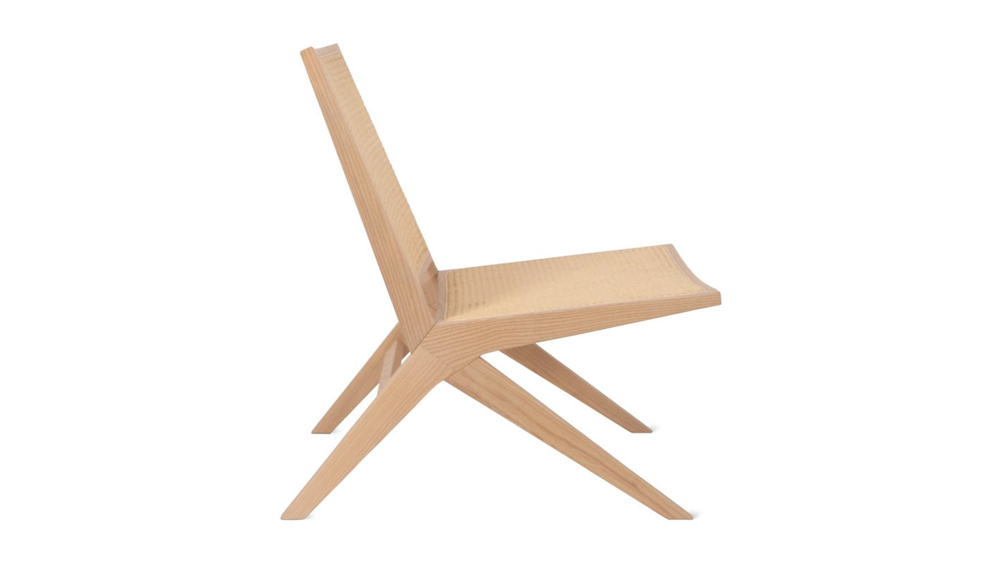 Endless Summer Lounge Chair, Natural Cane/Ash