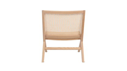 Endless Summer Lounge Chair, Natural Cane/Ash
