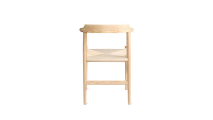 Tuck In Dining Chair, Natural Papercord Seat, Ash
