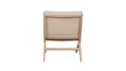 Endless Summer Lounge Chair with Cushion, Ash/Natural