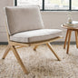 Endless Summer Lounge Chair with Cushion, Ash/Natural