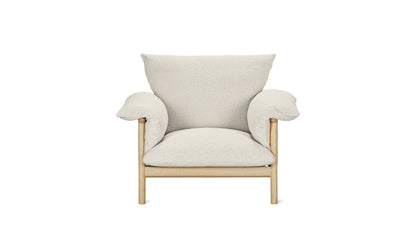 Pillow Talk Lounge Chair, Warm Frost