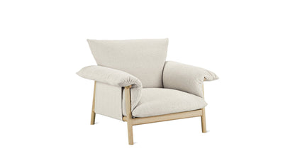 Pillow Talk Lounge Chair, Warm Frost