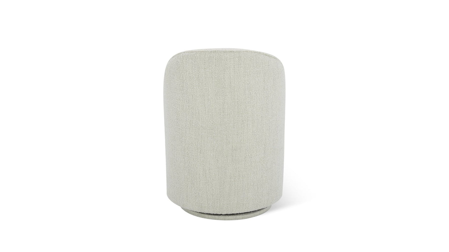 Dialed In Swivel Dining Chair, Sea Pearl