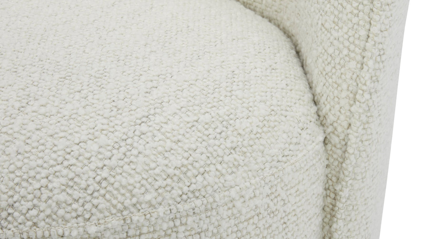Dialed In Swivel Dining Chair, Sea Pearl