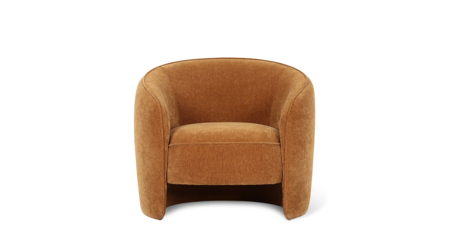 In the Groove Lounge Chair, Caramel