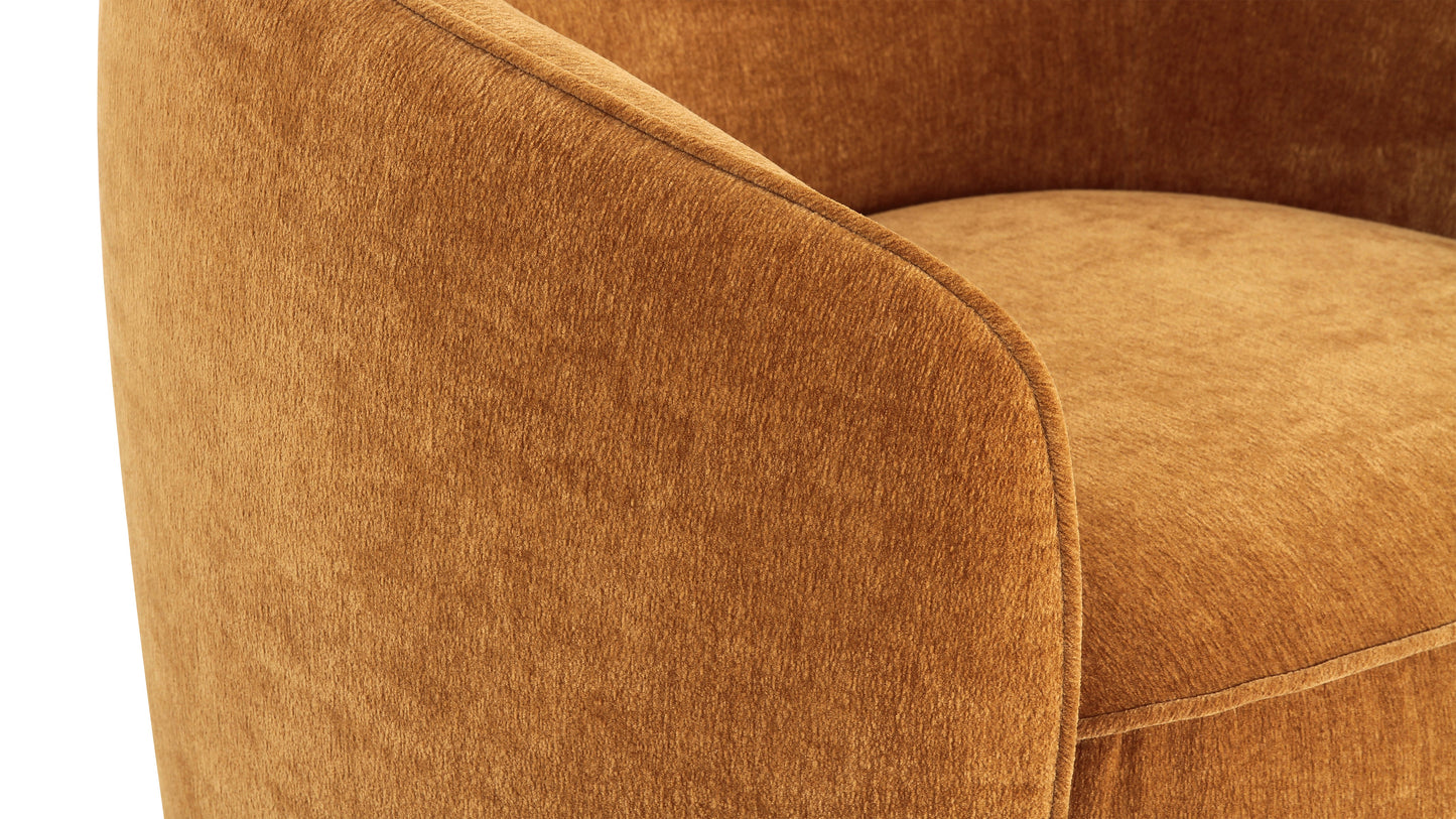 In the Groove Lounge Chair, Caramel