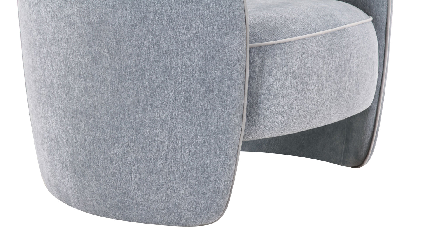 In the Groove Lounge Chair, Bluebell