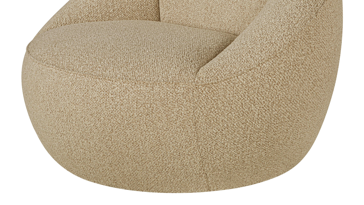 Round Trip Swivel Lounge Chair, Barley