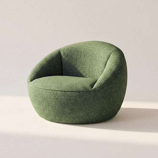 Round Trip Swivel Lounge Chair, Loden