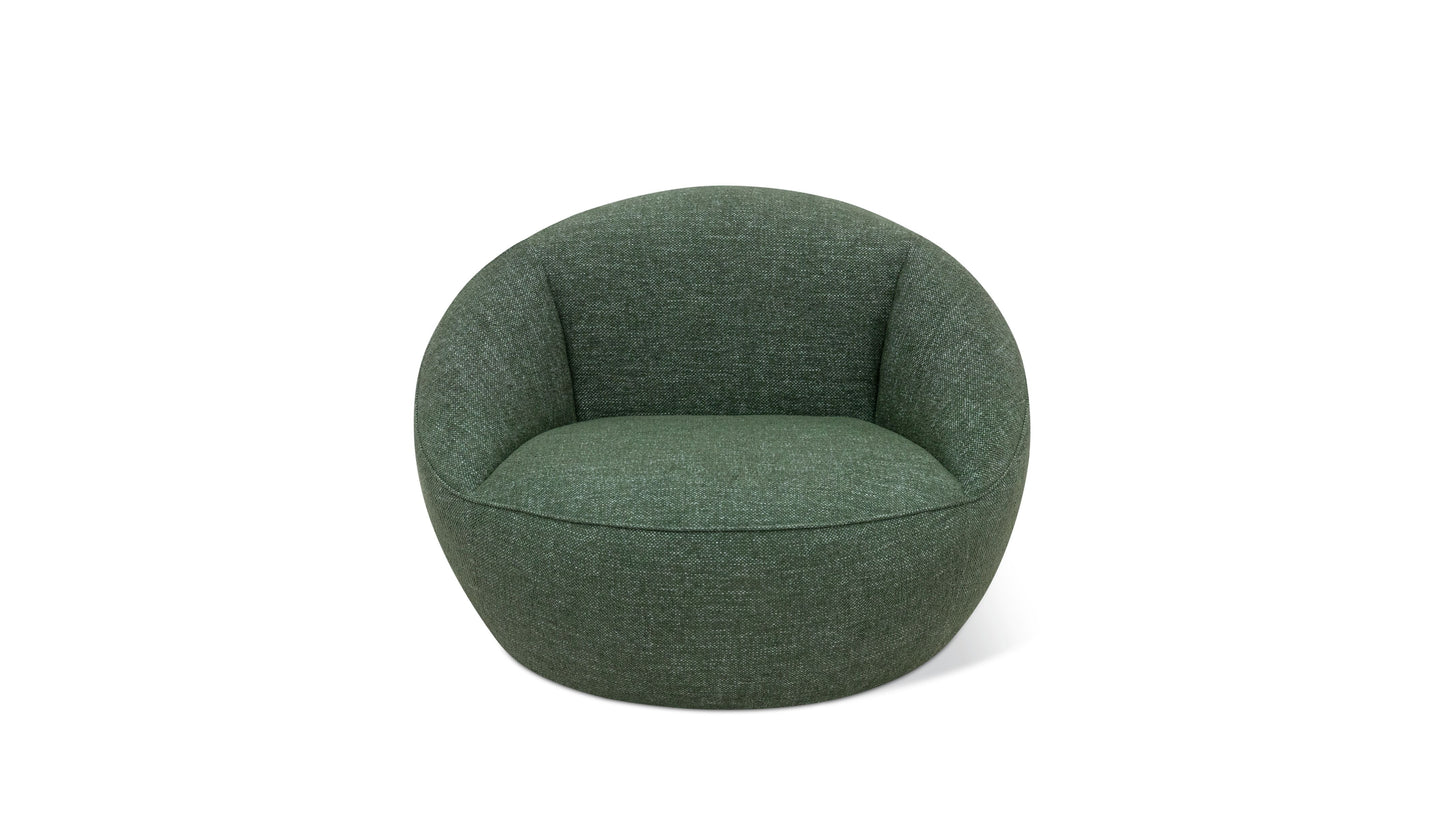 Round Trip Swivel Lounge Chair, Loden