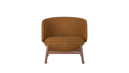 Happy Place Lounge Chair, Walnut, Autumn
