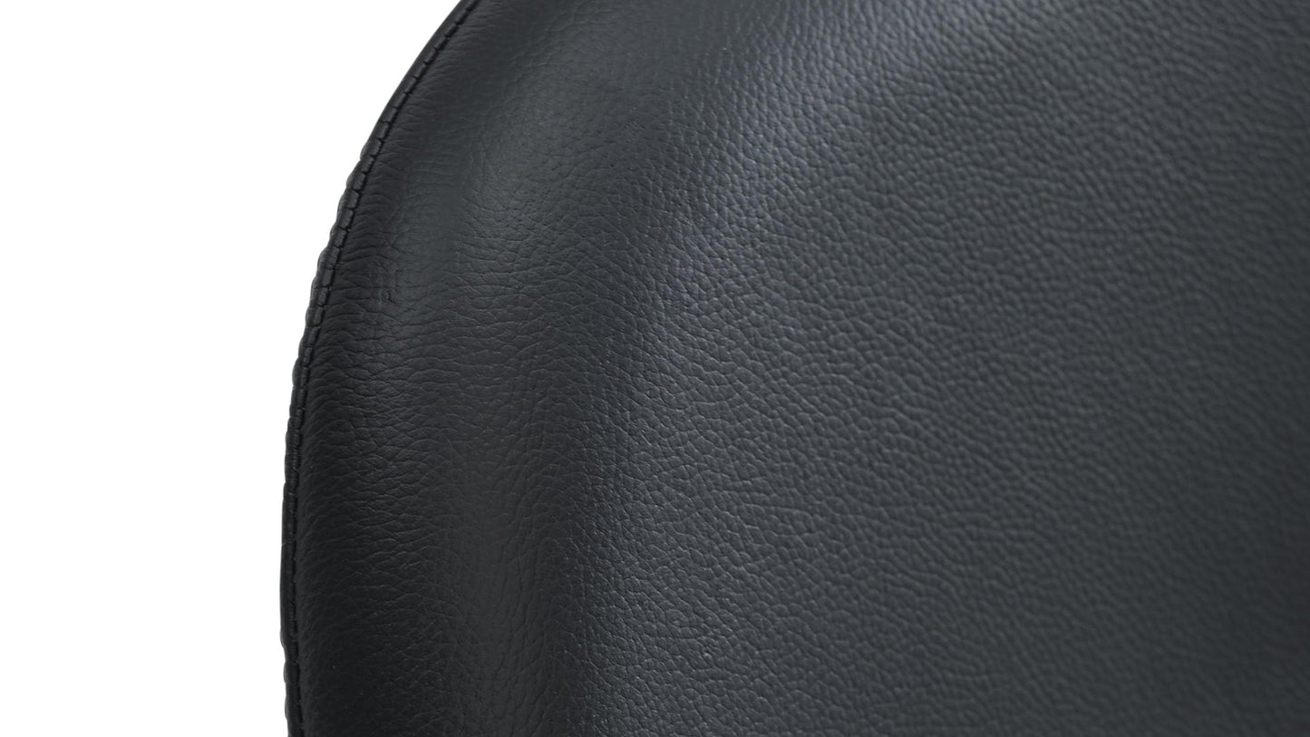 Dine In Dining Chair (Set of Two), Oak/Black Leather