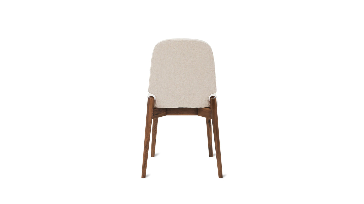 Dine In Dining Chair (Set of Two), Walnut/Dune