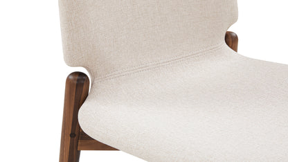 Dine In Dining Chair (Set of Two), Walnut/Dune