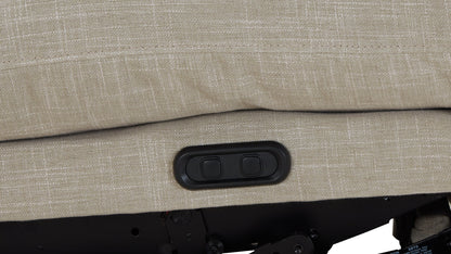 Lift Off Power Recliner Armless Chair, Light Pebble