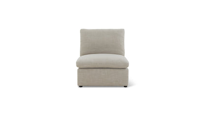 Lift Off Power Recliner Armless Chair, Light Pebble