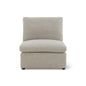 Lift Off Power Recliner Armless Chair, Light Pebble