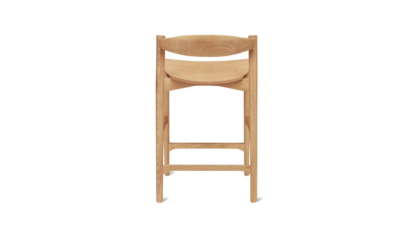 Haven Counter Stool, Stained Oak