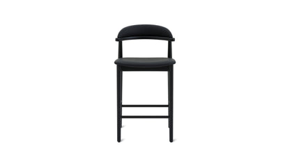 Count On Me Counter Stool, Black Oak, Black Seat