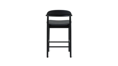 Count On Me Counter Stool, Black Oak, Black Seat