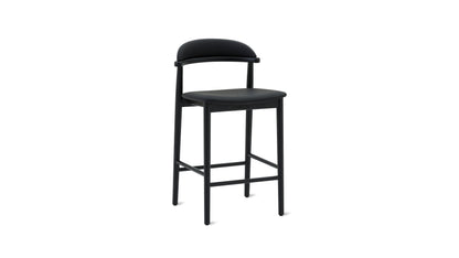 Count On Me Counter Stool, Black Oak, Black Seat