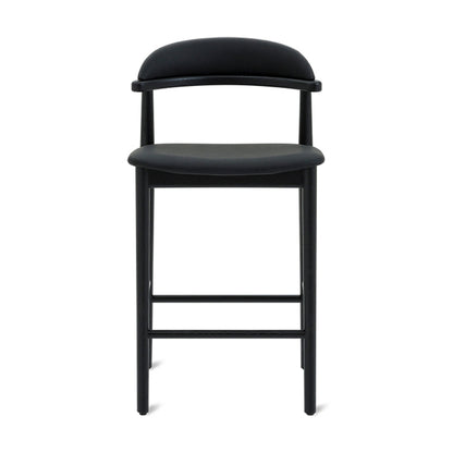 Count On Me Counter Stool, Black Oak, Black Seat