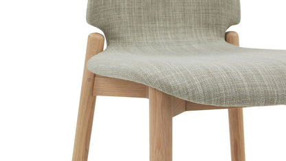 Dine In Counter Stool, Oak/Taupe