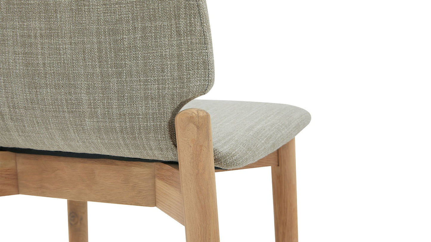 Dine In Counter Stool, Oak/Taupe