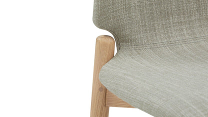 Dine In Counter Stool, Oak/Taupe