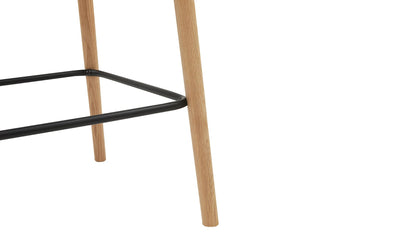 Dine In Counter Stool, Oak/Taupe