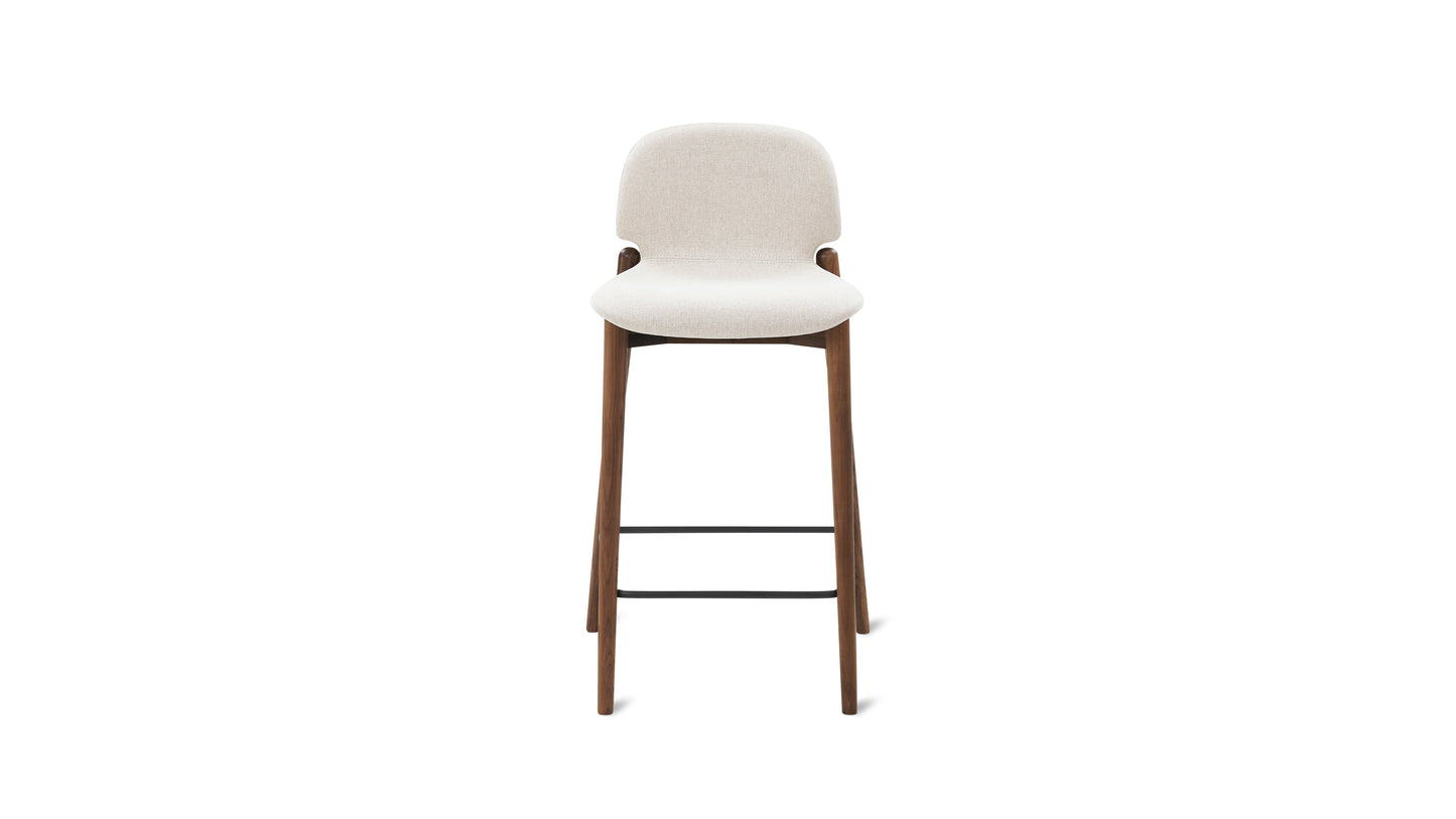 Dine In Counter Stool, Walnut/Dune