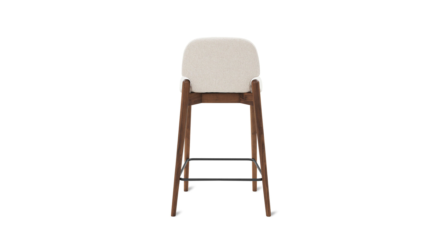 Dine In Counter Stool, Walnut/Dune
