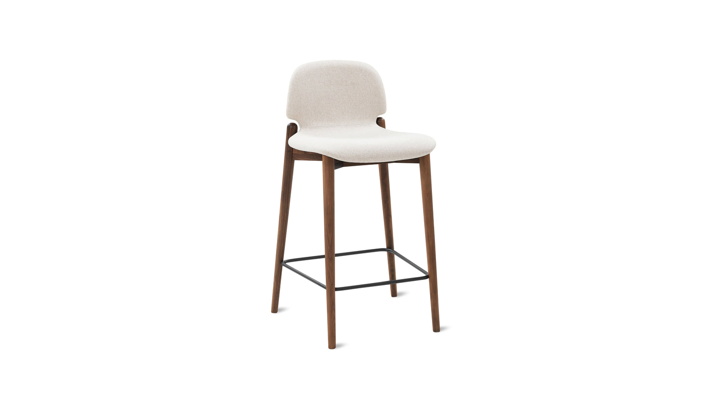 Dine In Counter Stool, Walnut/Dune