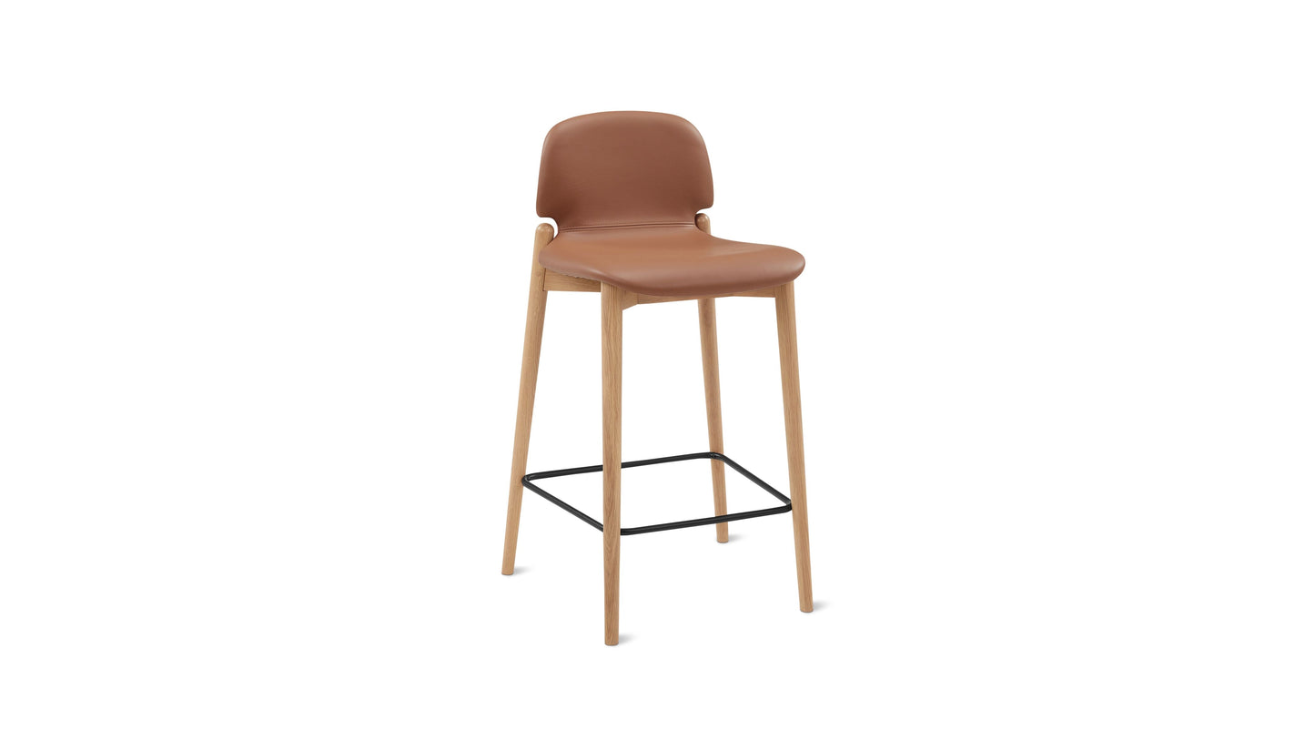 Dine In Counter Stool, Oak/Pecan