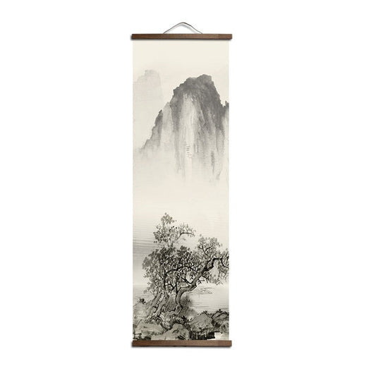 Japanese Landscape Scroll Art / Canvas I