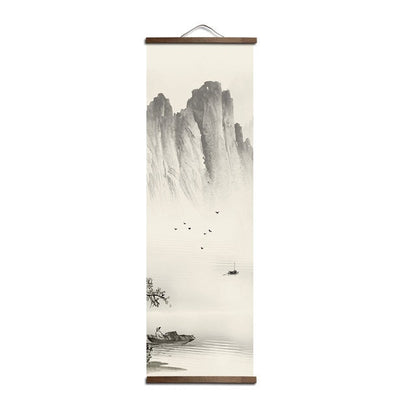 Japanese Landscape Scroll Art / Canvas II
