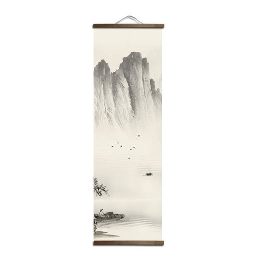 Japanese Landscape Scroll Art / Canvas II