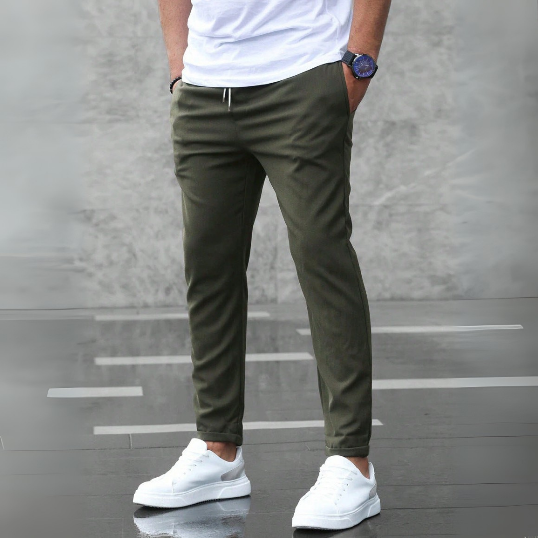 ENRICO|Pantaloni Stretch Uomo