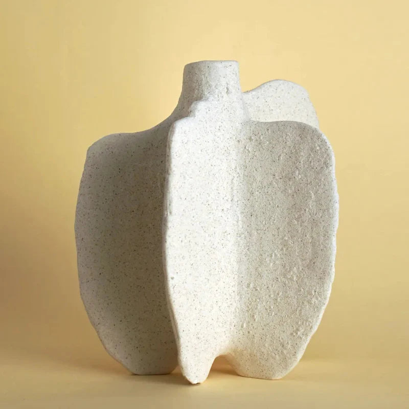 Pontus Sculptural Ceramic Vase / Coral