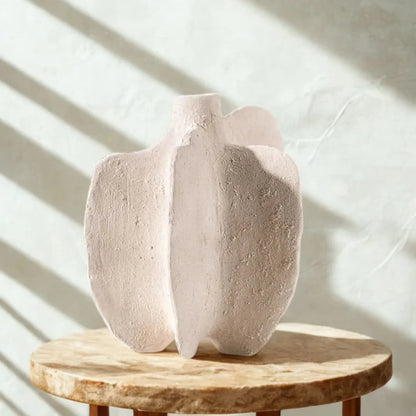 Pontus Sculptural Ceramic Vase / Coral