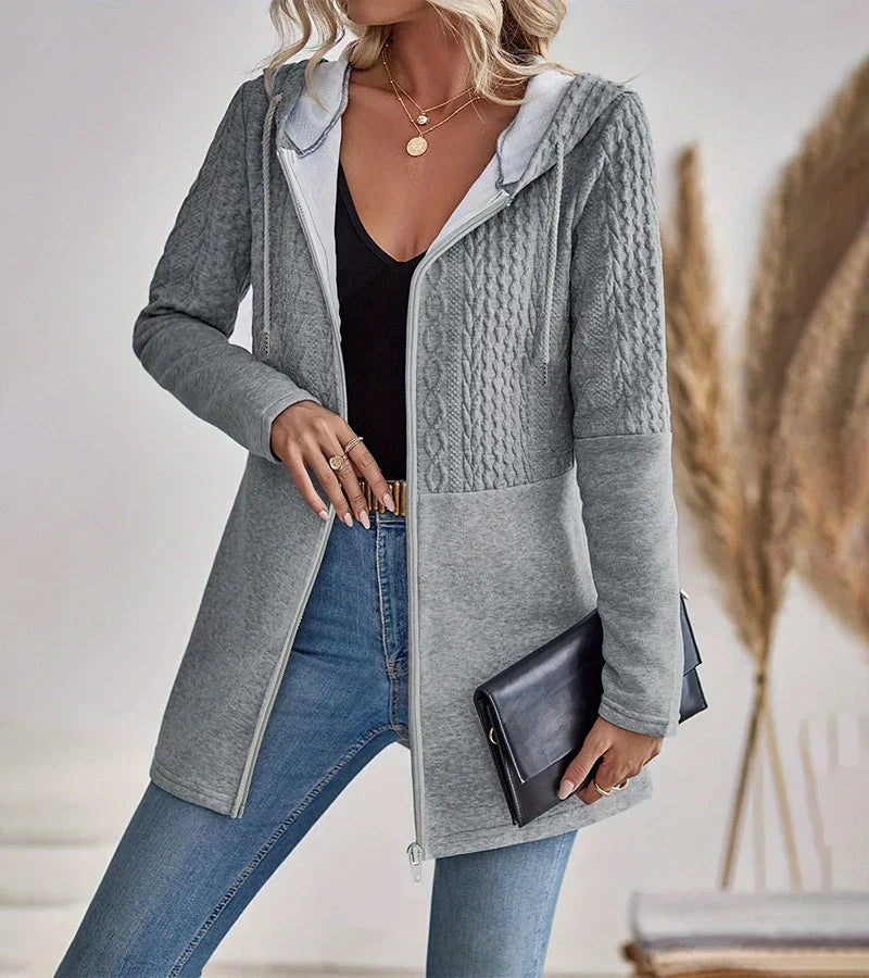 ELVIRA™|FELPA CON CAPPUCCIO