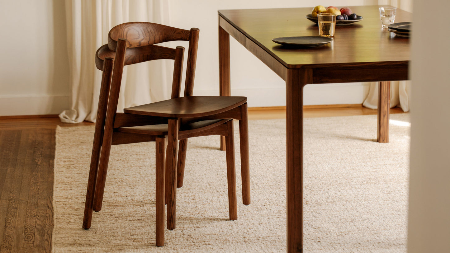 Haven Dining Chair (Set Of Two), Stained Walnut