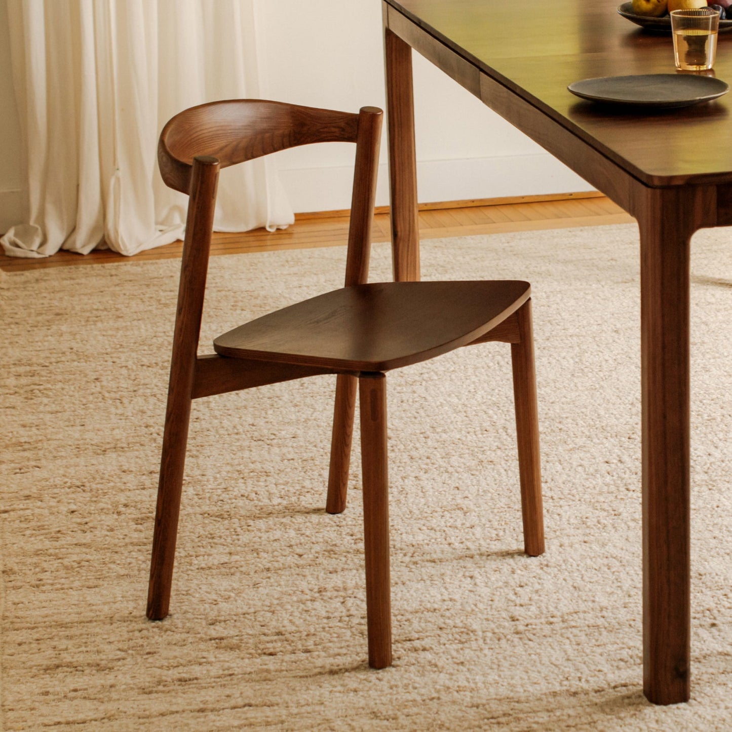 Haven Dining Chair (Set Of Two), Stained Walnut