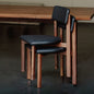 Frame Dining Chair, Walnut, Caviar
