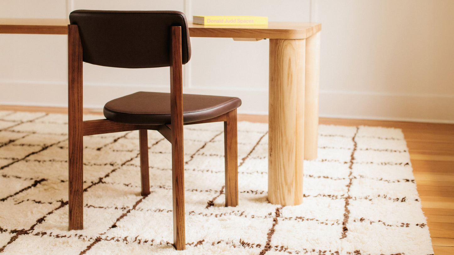 Frame Dining Chair, Walnut, Cocoa